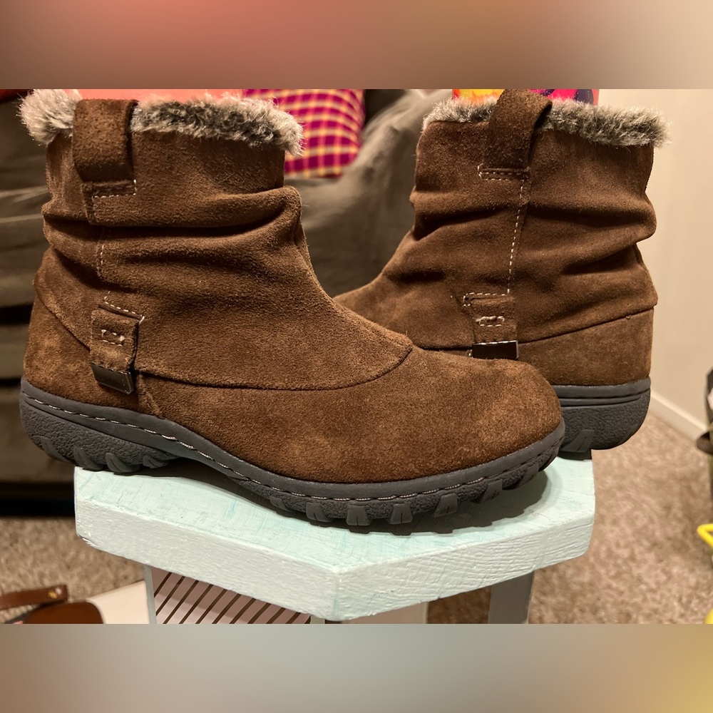 Suede Khombu Ankle Boot